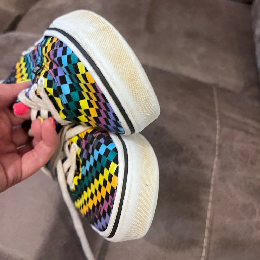 Girls Vans size 1 - Picture 8 of 9
